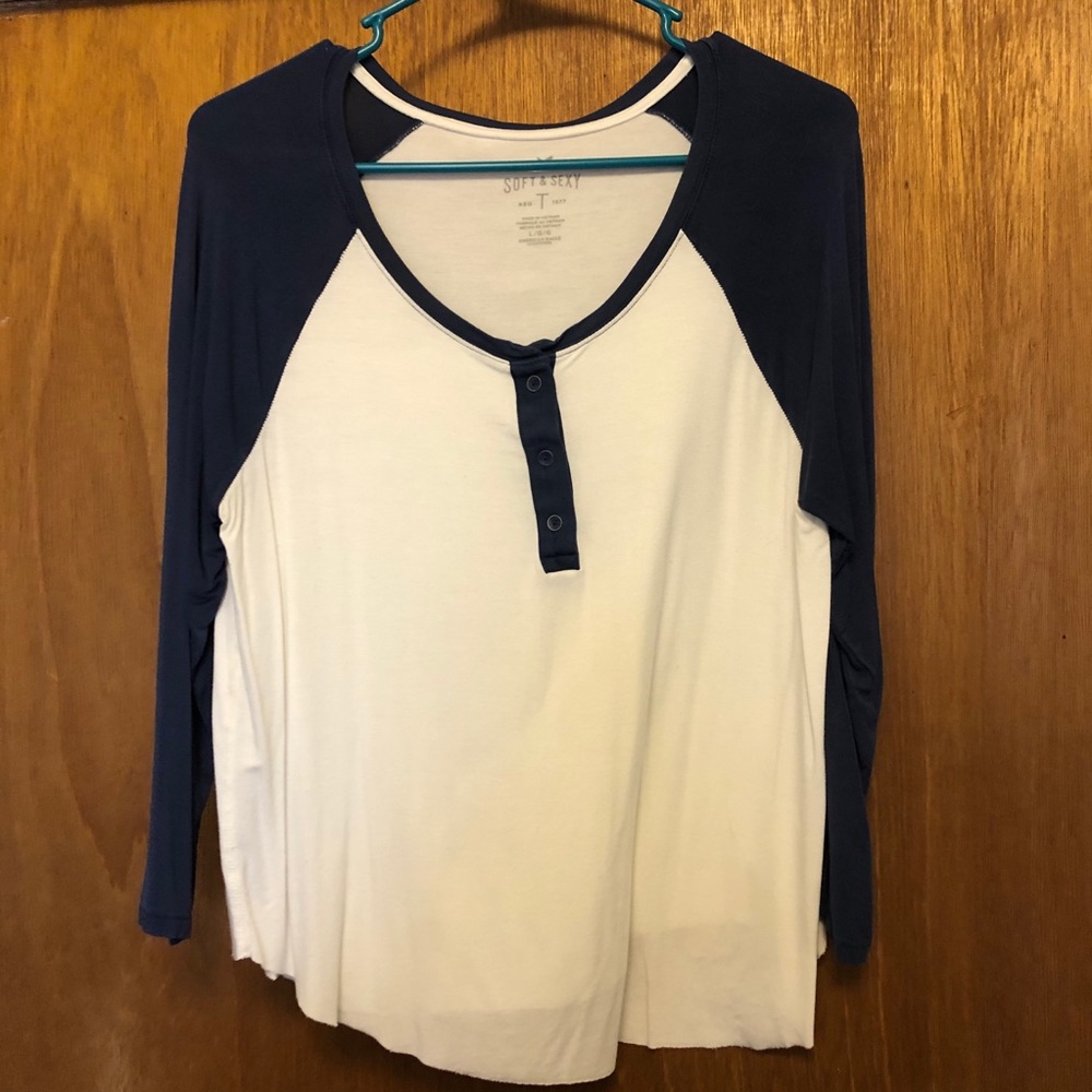 American Eagle 3/4 length sleeve tee